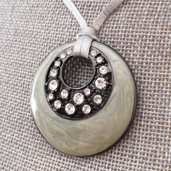 Lia Sophia "Silver Lining" Statement Necklace - Picture 4 of 7